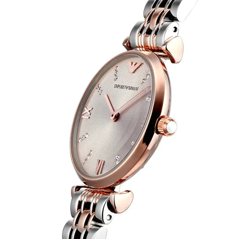 Emporio Armani Classic Grey Dial Fashion Ladies Watch- AR1840